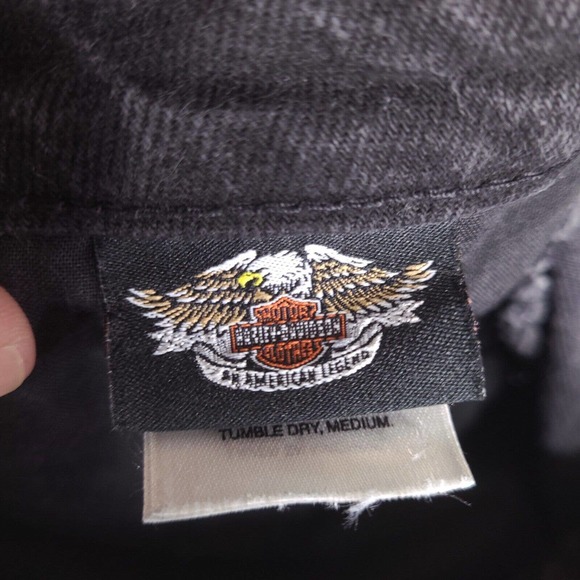 Harley Davidson Jeans Womens 4P Black Denim Bootcut 27x27 Cotton Blend - Picture 7 of 15